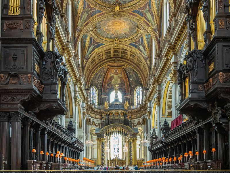 Auch innen ist die St Pauls Cathedral ein Kunstwerk