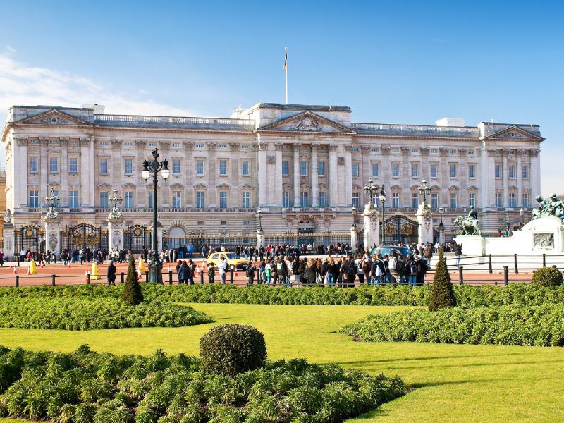 Der Buckingham Palace kann von innen besichtigt werden