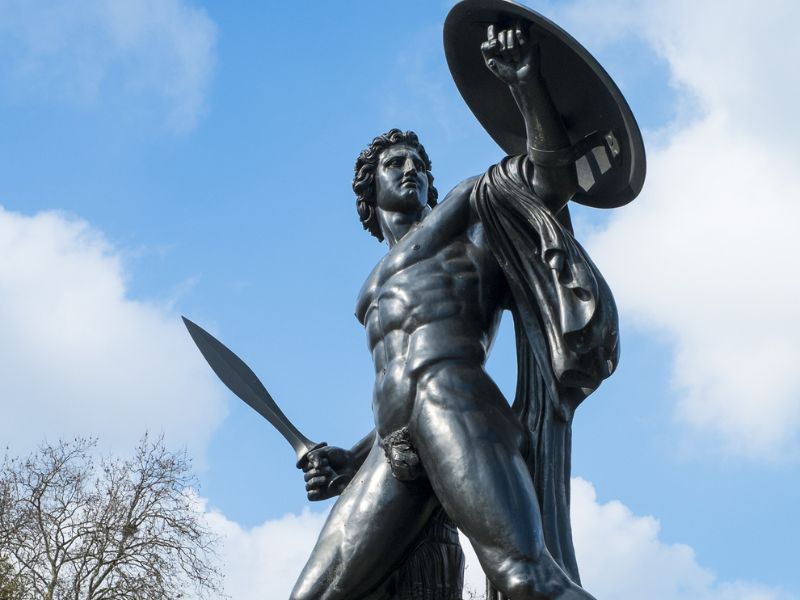 Achilles Statue im Hyde Park in London