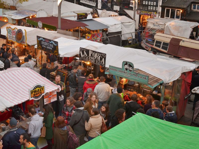 Besonders voll wird es in Camden Market am Wochenende