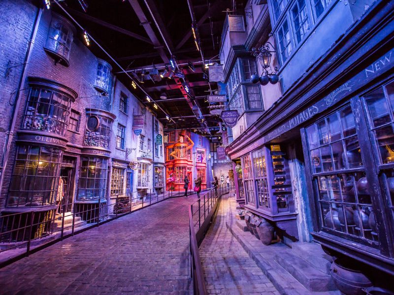 Durch die Winkelgasse zu schlendern ist ein Highlight für Potter Fans und Touristen