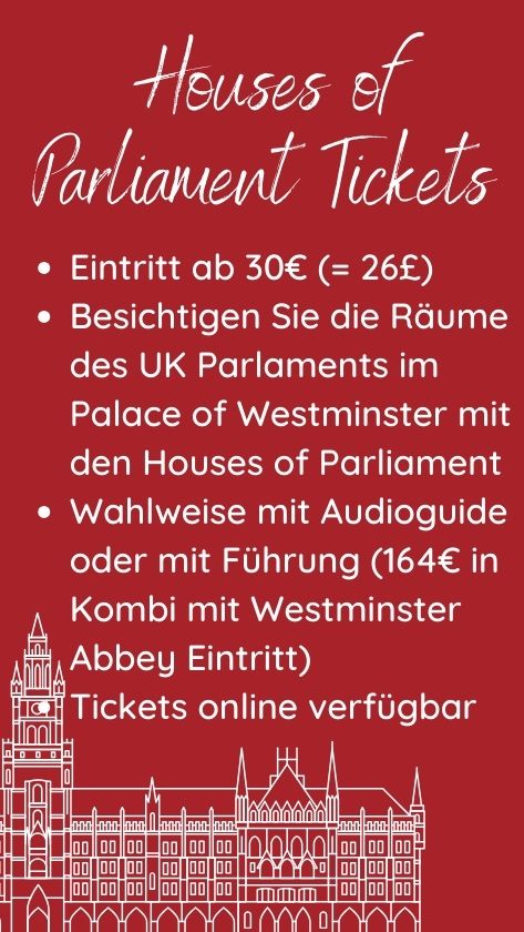 Houses of Parliament Tickets Fakten