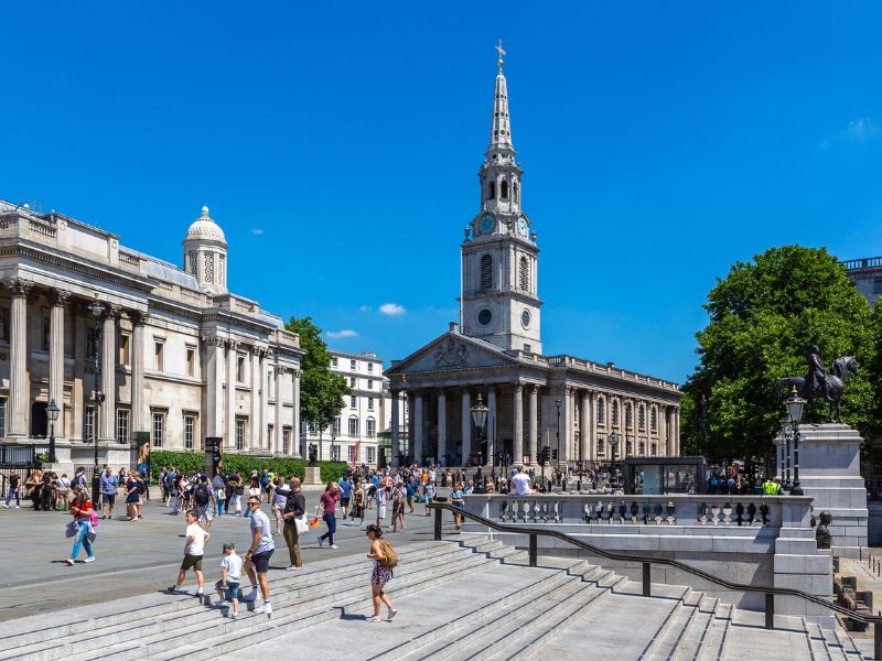 Kirche St Martin-in-the-Fields in London