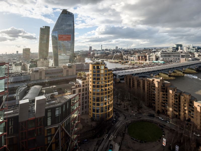 Panoramablick auf London von Tate Modern