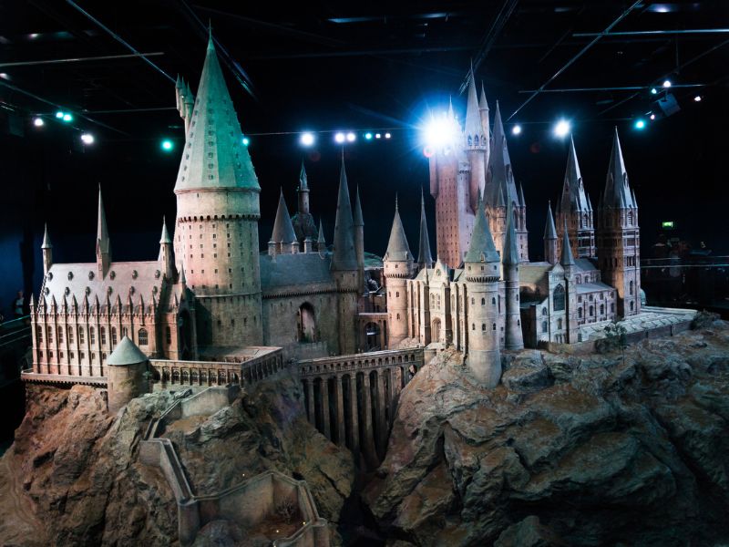 Szenebild Modell von Schloss Hogwarts