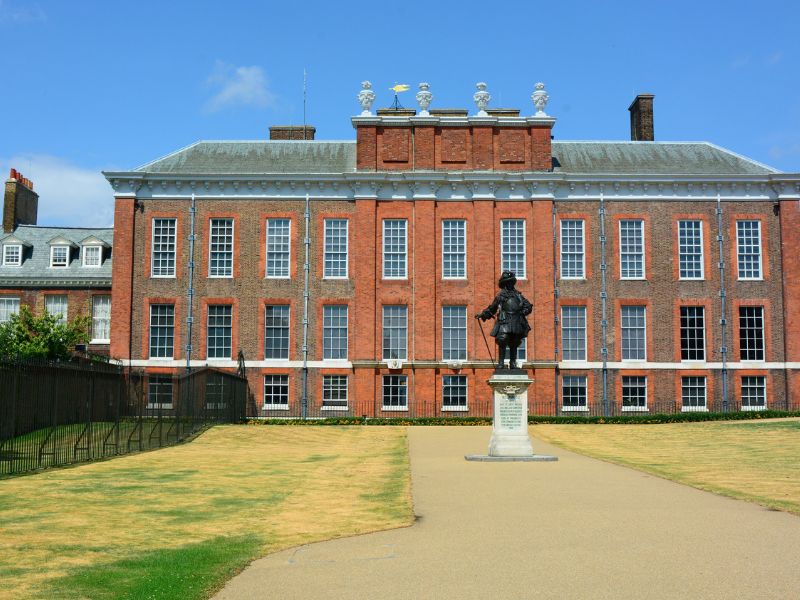 Außenansicht des Kensington Palace in London Großbritannien