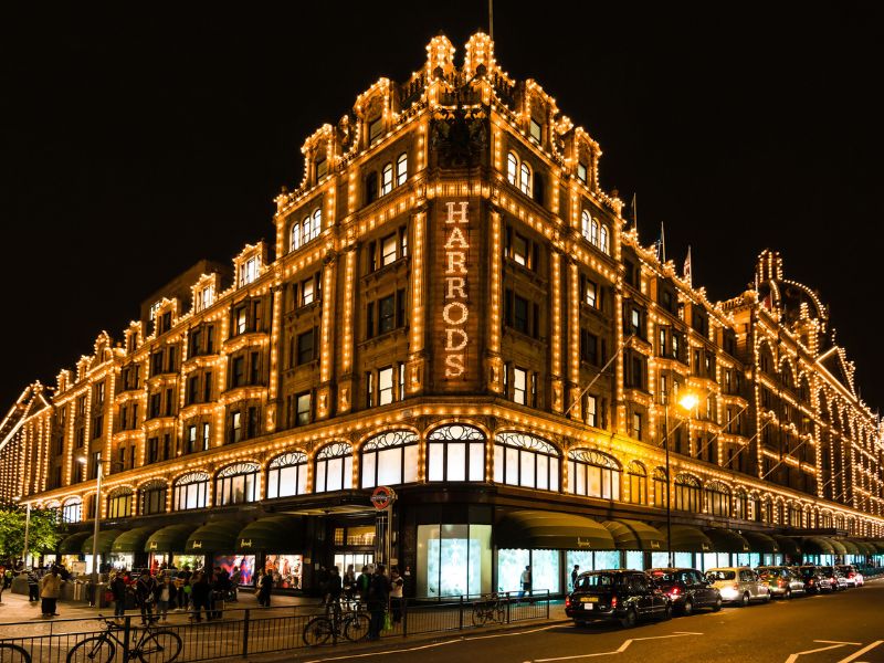 Beliebte Adresse für Christmas Shopping in London ist Harrods