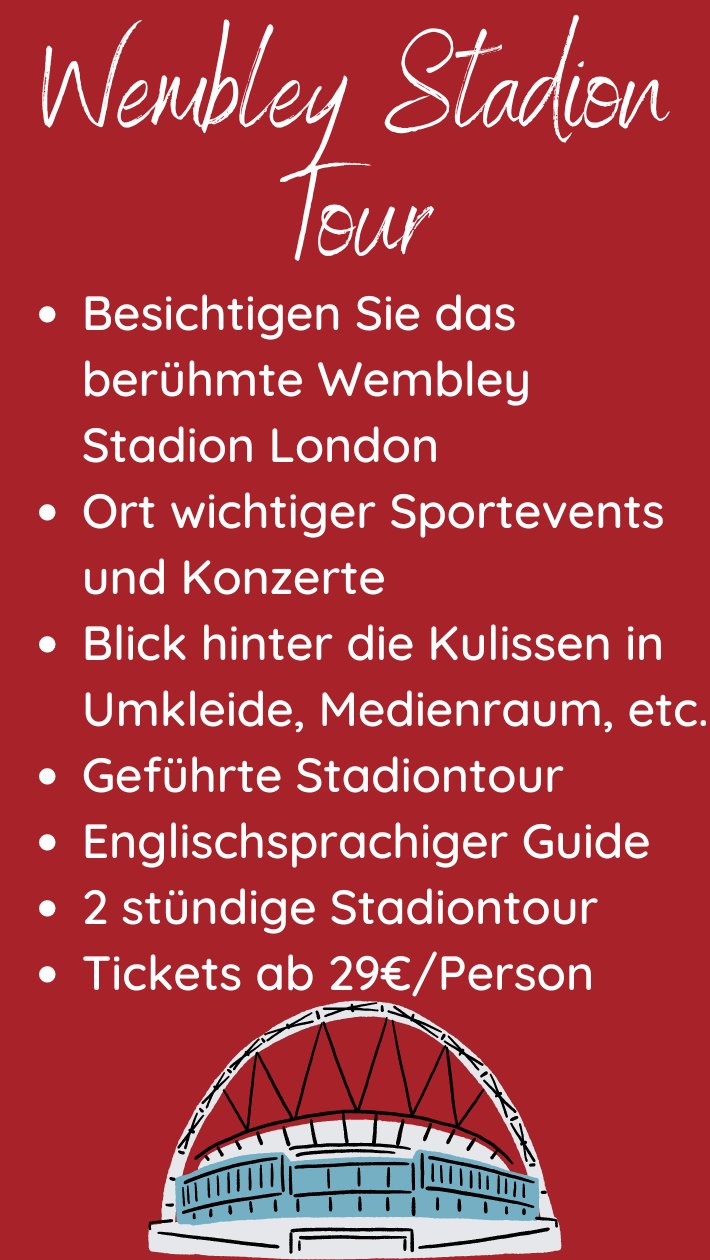 Wembley Stadion Tour Fakten