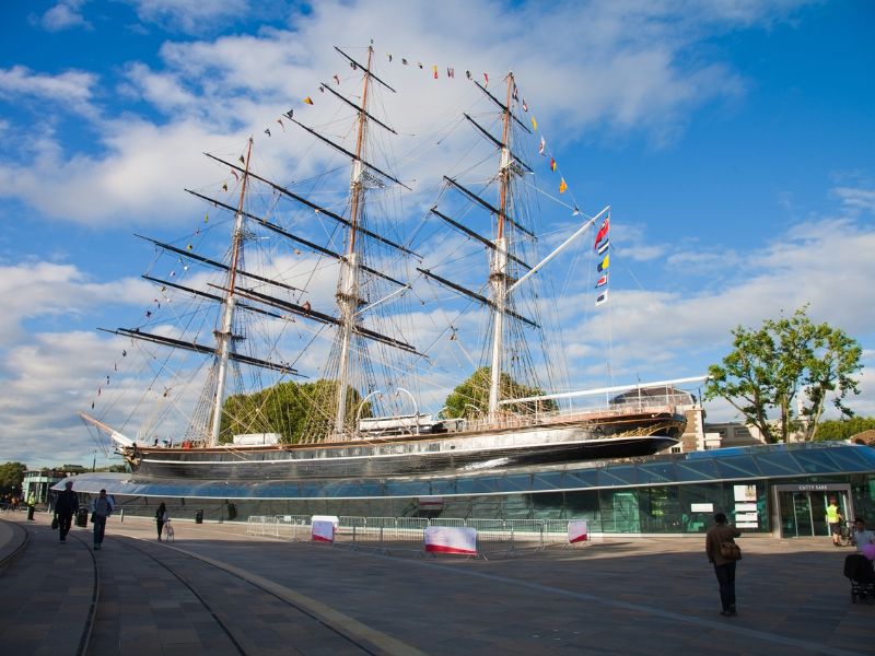 Cutty Shark Schiff mit Museum