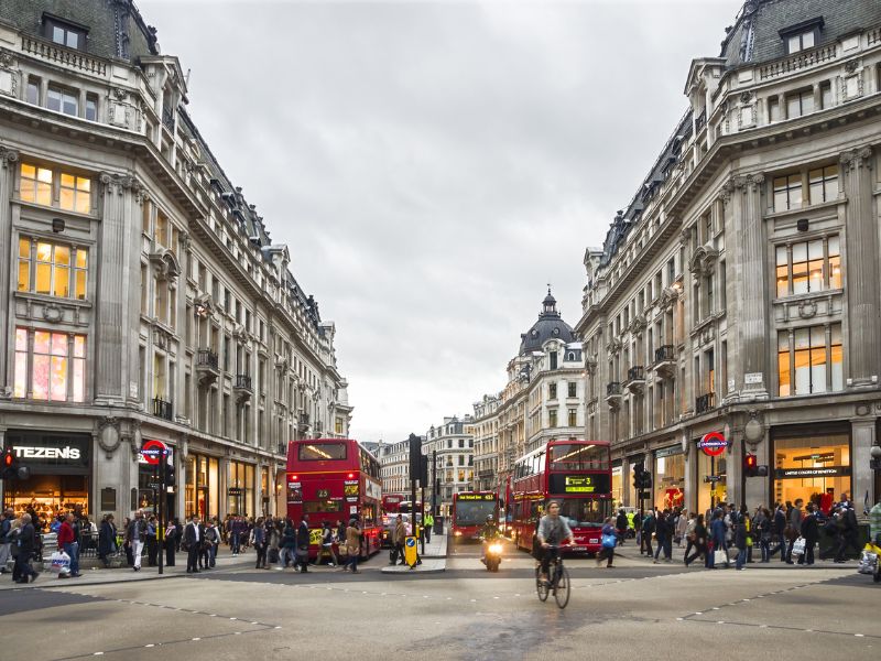 Oxford Street Größte Einkaufsstraße Londons