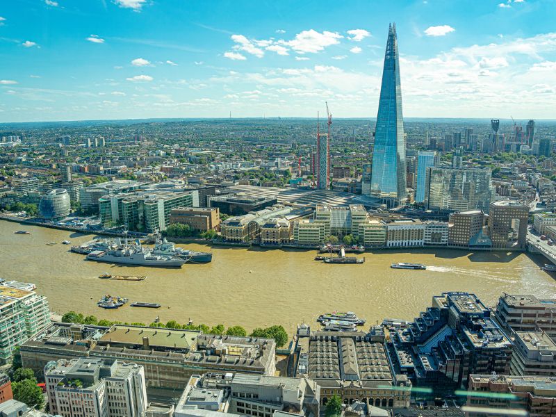 Aussicht von Sky Garden