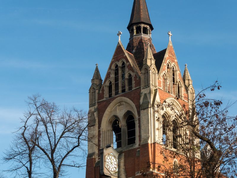 Kirchturm der Union Chapel in London