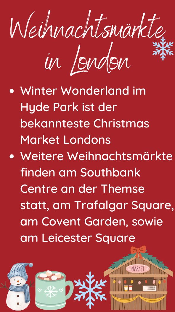 London Weihnachtsmärkte