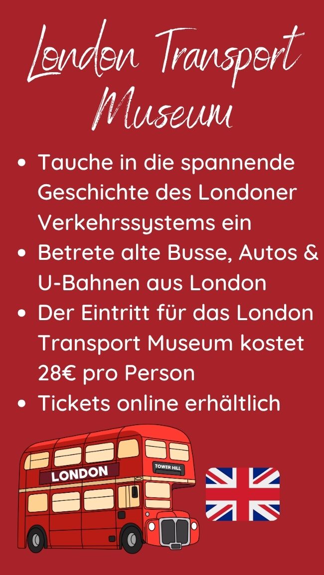 London Transport Museum Fakten